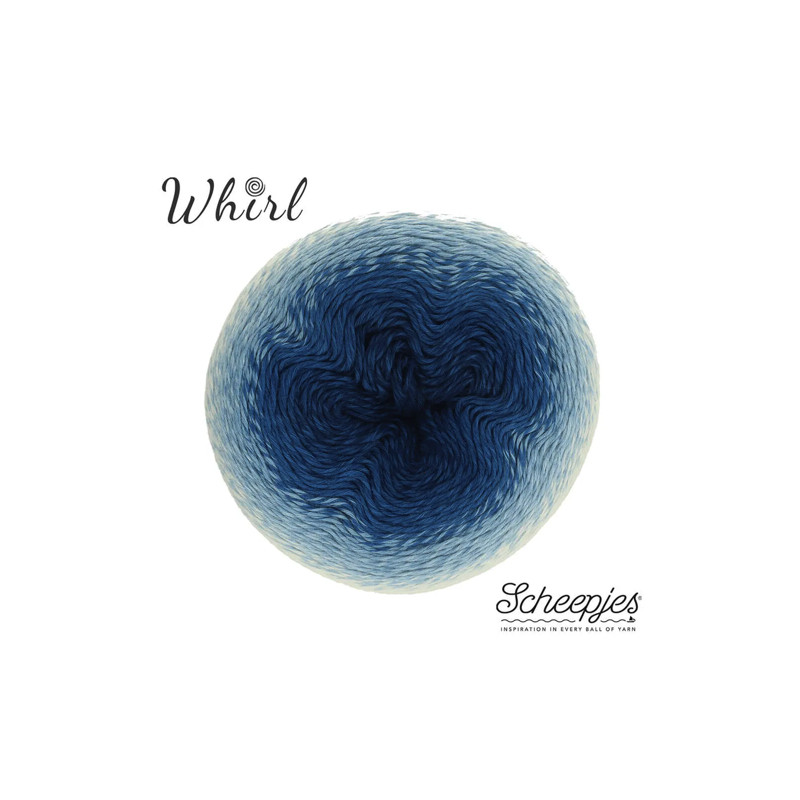 Gradient yarn - Scheepjes Whirl 1000m - Indigo Plane (553)