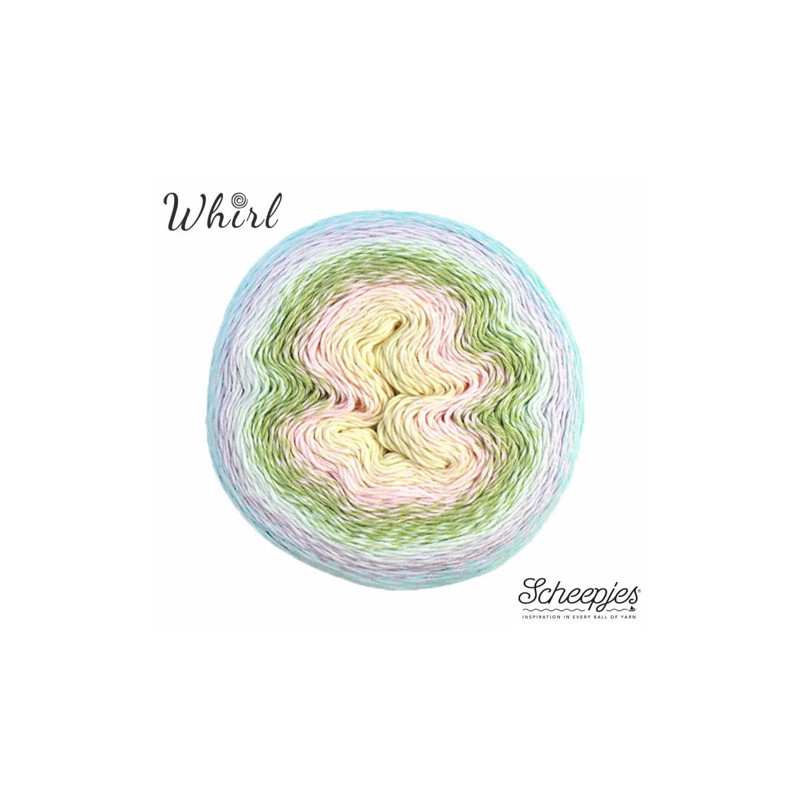 Fil dégradé - Scheepjes Whirl 1000m - Melting Macaron (767)