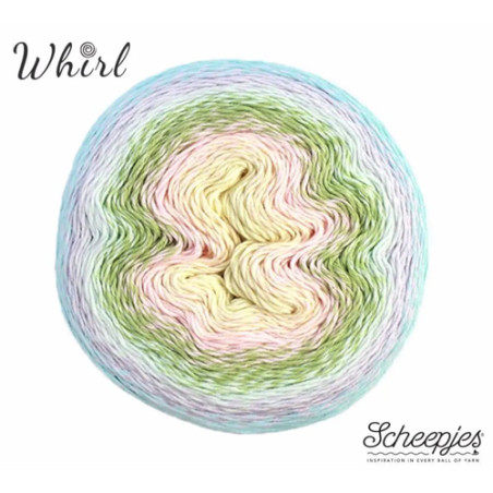 Gradient yarn - Scheepjes Whirl 1000m - Melting Macaron (767)