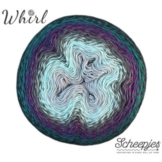 Gradient yarn - Scheepjes Whirl 1000m - Blackcurrant Squeeze Me (773)