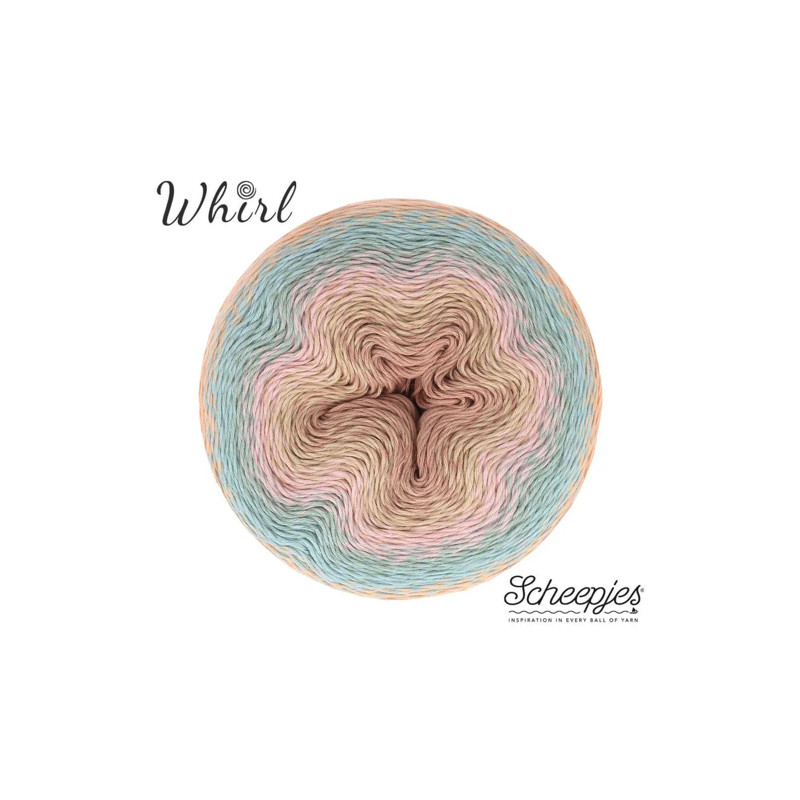 Fil dégradé - Scheepjes Whirl 1000m - Pastel Parfait (795)