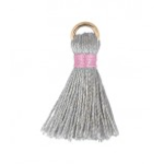 Pendant - mini tassel - old purple