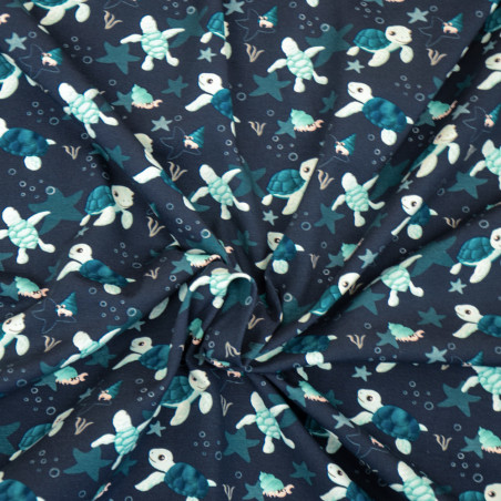 Jersey - Mrs Mint for Hilco Sea Magic Turtle navy