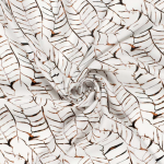 viscose - leaves off-white