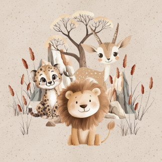 french terry - Savannah all sand 40 x 50 cm