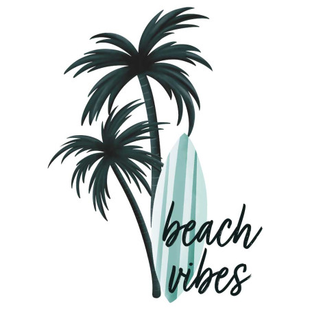 Transferts thermocollants - Mrs Mint Design - Ambiance plage grand format