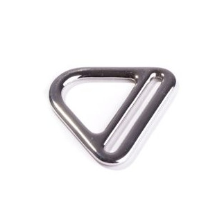 Anneau en D avec barre 40 mm argent