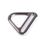 D-ring with bar 40mm silver