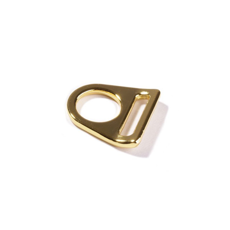 O-Ring 25mm mit Steg gold