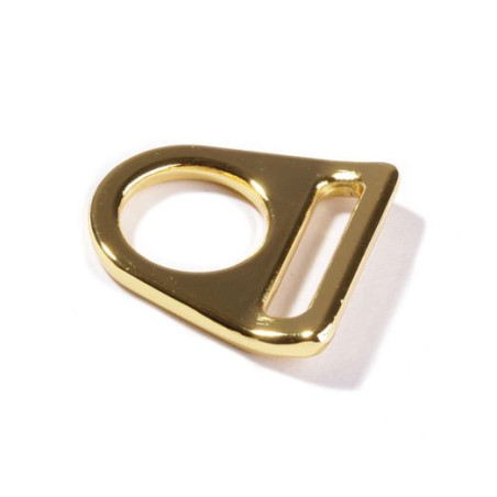 O-Ring 25mm mit Steg gold