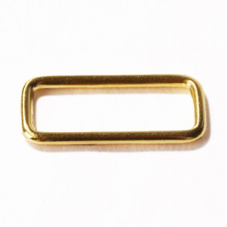 Bague carrée 25 mm en or