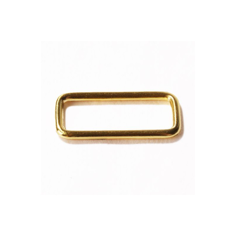 Bague carrée 25 mm en or