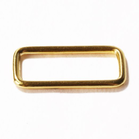 Bague carrée 25 mm en or