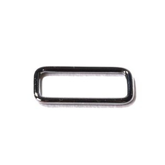 Square ring 32mm silver