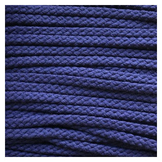 Cordon en coton 9 mm bleu-violet (g)