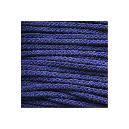 Cotton cord 9mm blue-violet (g)