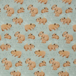 jersey - Capybara Friends menthe par Mrs Mint Design