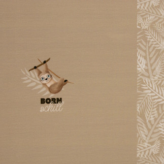 copy of Jersey - Lazy Jungle beige by Mrs Mint Design