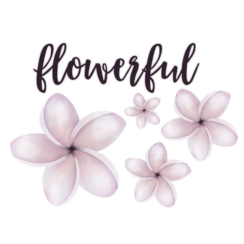 Transferts thermocollants - Mrs Mint Design - Fleuri