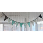 copy of 2nd Quality - Woven Cotton - Urmelis Pennant Chain mint - 60cm