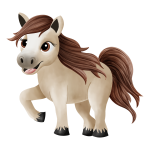 Transferts thermocollants - Mrs Mint Design - Cheval simple