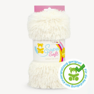 Nicki - Kullaloo Shaggy White 20mm - 100 x 75cm