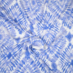 viscose - Hilco woven fabric Nizza blue / white