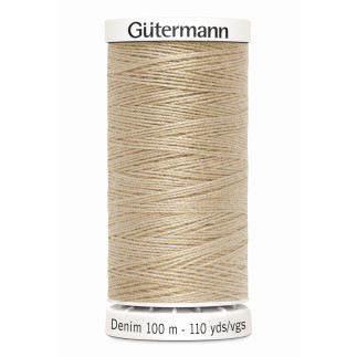 Fil à jeans Gütermann Denim - beige 2795