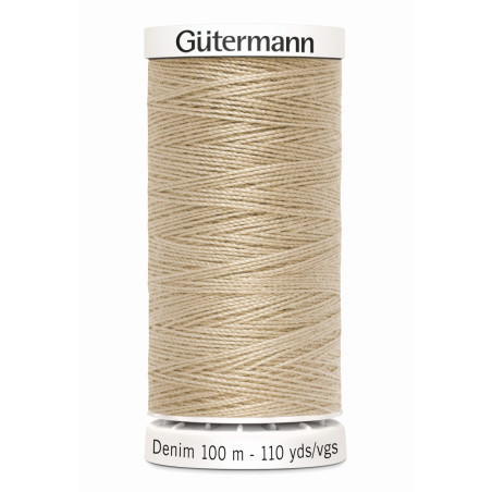 Fil à jeans Gütermann Denim - beige 2795
