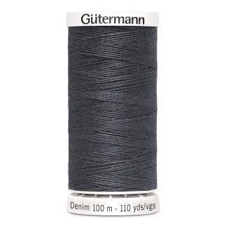 Fil à jeans Gütermann Denim - gris foncé 9455