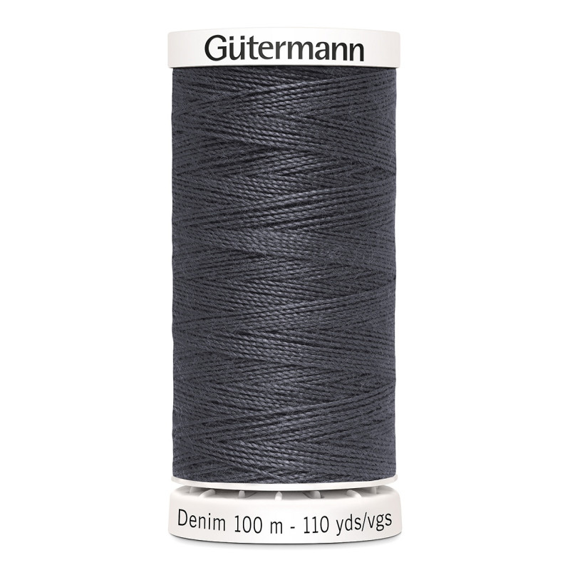 Fil à jeans Gütermann Denim - gris foncé 9455