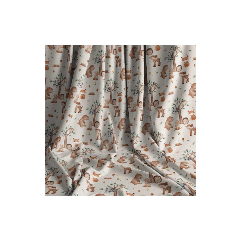 Bio- jersey - Ma petite forêt hellbeige