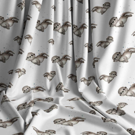 Reste - jersey Bio - Blanc Loutre 68cm