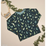 jersey - Little Legend Dino bleu gris par Mrs Mint Design