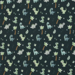 Jersey - Little Legend Dino blue gray by Mrs Mint Design