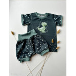 copy of Jersey - Little Legend Dino Outlines bleu gris by Mrs Mint Design