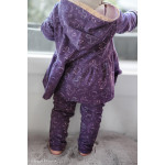 Jersey - Little Legend Dino Outlines purple by Mrs Mint Design
