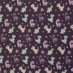 Jersey - Little Legend Dino purple by Mrs Mint Design