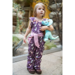 Jersey - Little Legend Dino purple by Mrs Mint Design