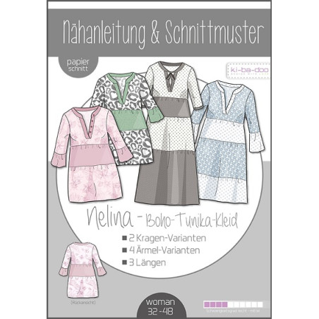 Robe bohème Nelina pour femme Ki-Ba-Doo