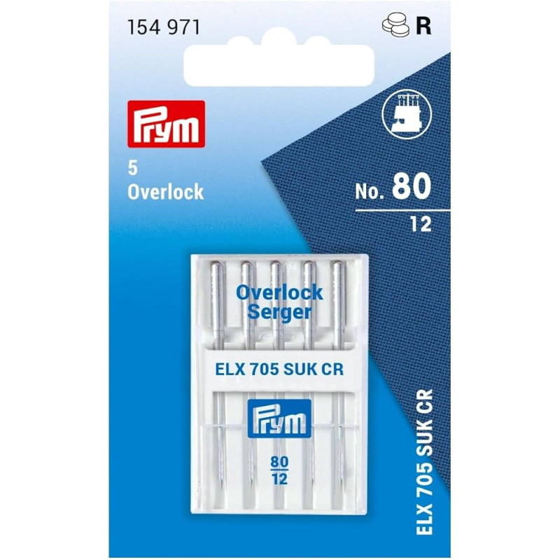 Prym overlock needles no. 80