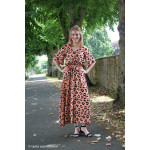 viscose - Ampfing Leo salmon pink
