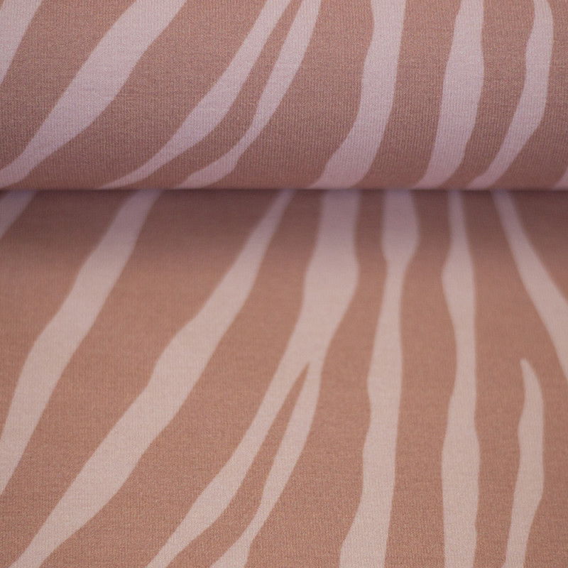 Modal French Terry - Zebra Modal French Terry - Zebra