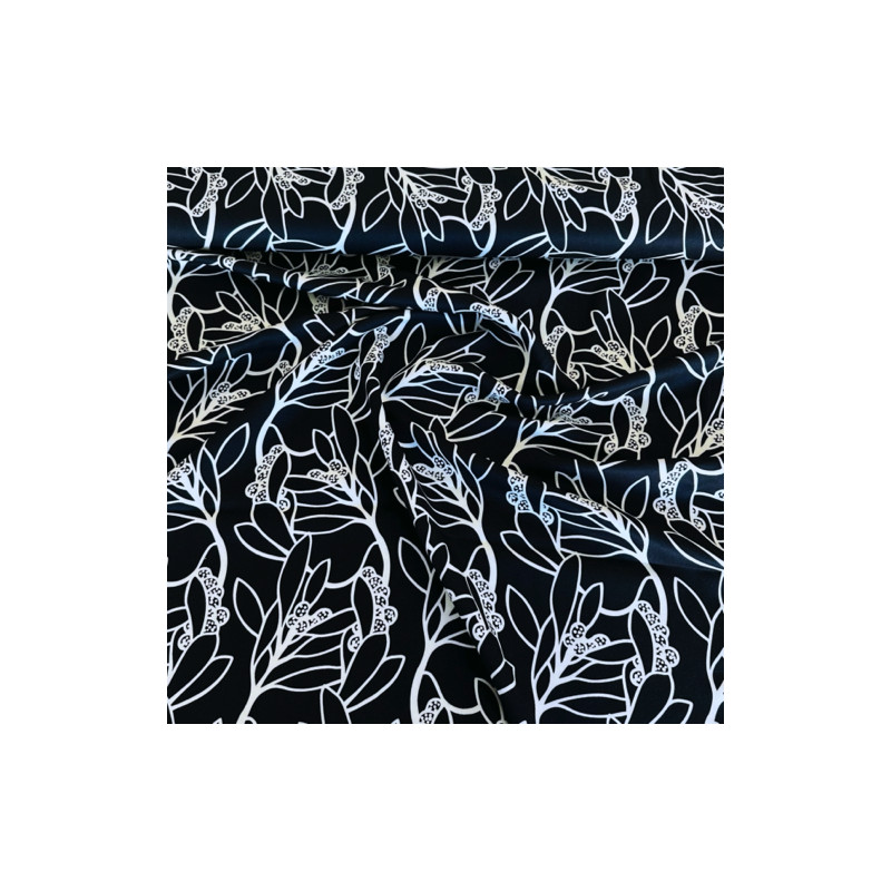 viscose - Noir eucalyptus