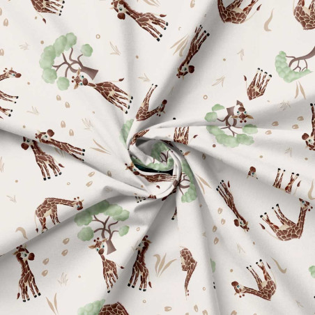 Jersey - Safari Buddies by Mrs Mint Giraffen natur