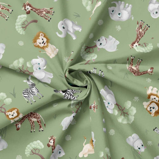 Jersey - Safari Buddies by Mrs Mint all green