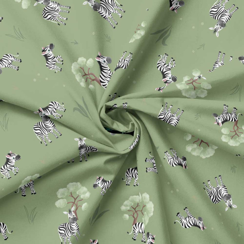 jersey - Safari Buddies par Mrs Mint Zebra vert