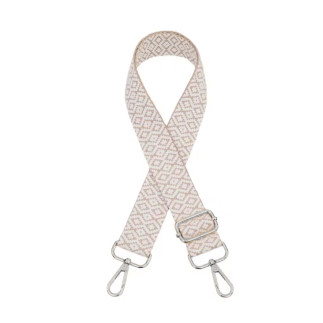 Finished bag strap - Mini diamond beige
