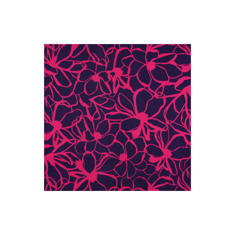 Cotton satin - Magnolia dark purple
