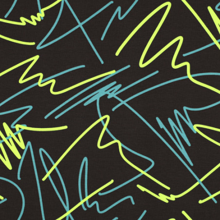 Jersey - neon abstract anthracite